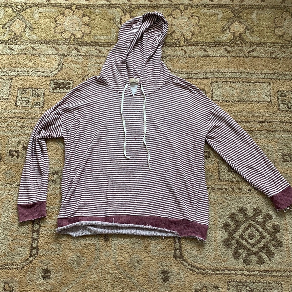 Stripped light hoodie